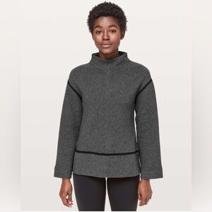 Lululemon On Repeat Mock Neck
Heathered Core Dark Grey size 6 EUC